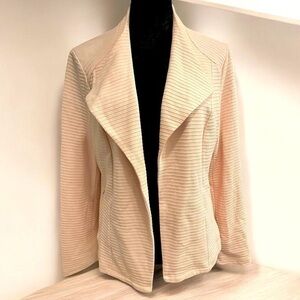 Christopher & Banks Horizontally Ribbed Business Jacket